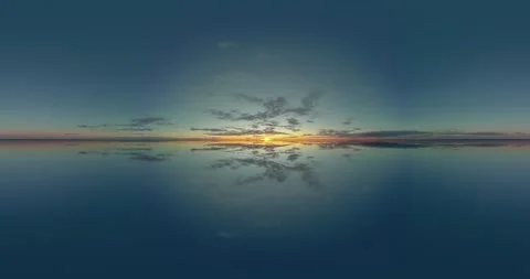 Sky 360 equirectangular hdr spherical mirror, panoramic clouds environment map Stock Footage 168094882