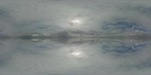 Sky 360 panorama mirror background, cloudy horixo nature, spherical cloudscape Stock Footage 168169439