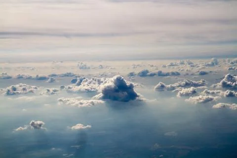 The sky above the clouds Stock Photos