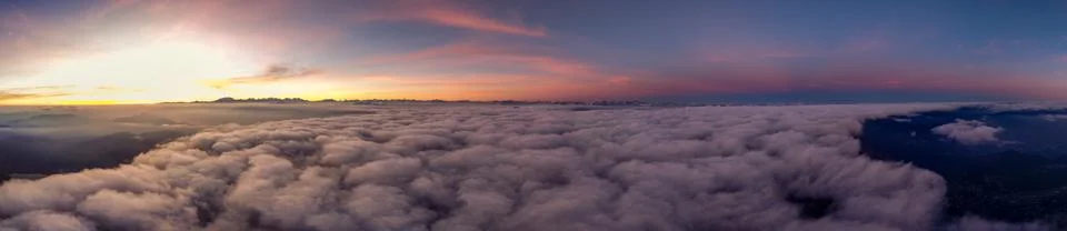 Sky above the clouds Stock Photos