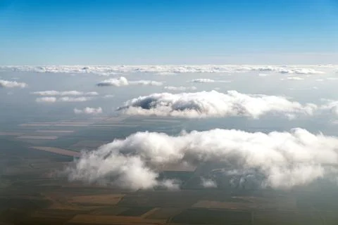 The sky above the clouds Stock Photos