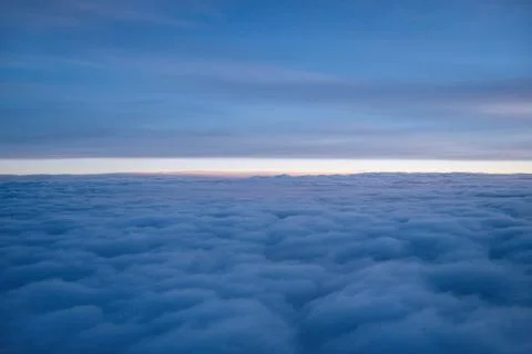 Sky above the clouds Stock Photos