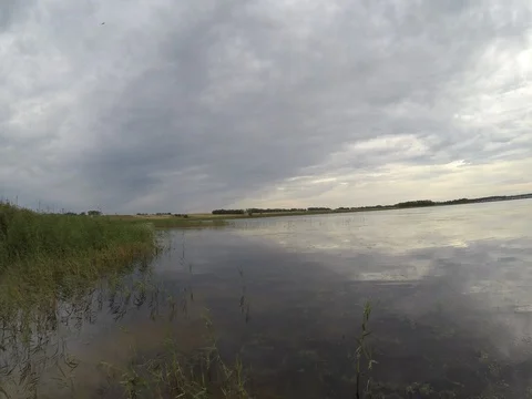 The sky above the lake Stock Footage 78736984