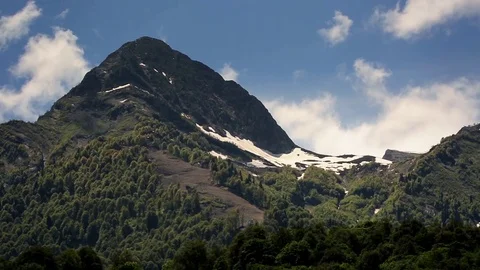 The sky above the mountains Stock Footage 72765445