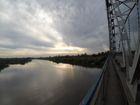 The sky above the river (1) Stock Footage 78736867
