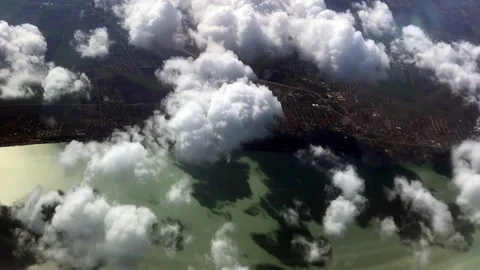 Sky from Airplane Stockbeeldmateriaal 89086191