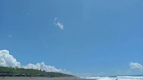 Sky and beach Stock Footage 227049680