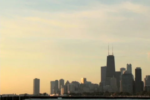 Sky and Cityscape Video stock 720814