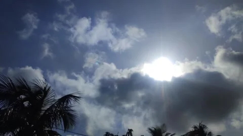 Sky and cloud animation video Stock Footage 285914361