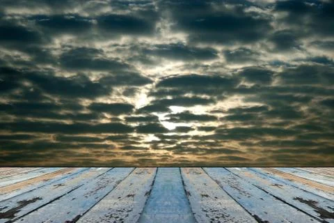 Sky and cloud for background Stock Photos