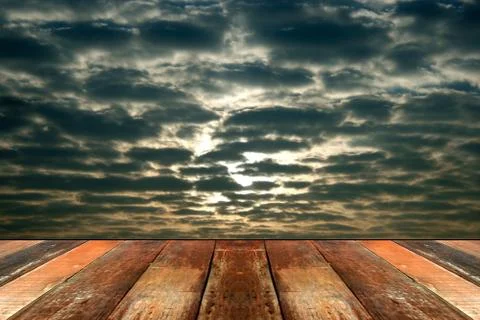 Sky and cloud for background Stock Photos