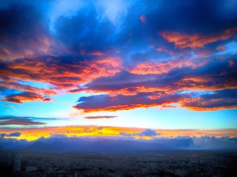 Sky and cloud HDR Stock Photos
