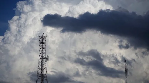 Sky and cloud in time lapse Stock Footage 90954337