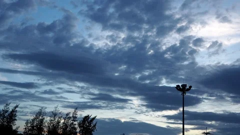 Sky and cloud in time lapse Stock Footage 91034988