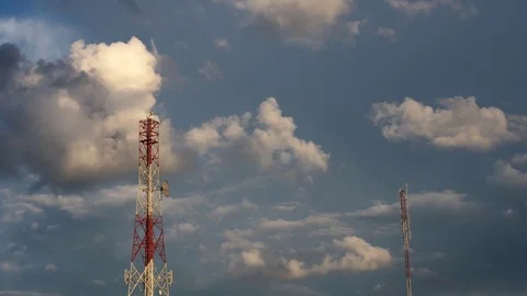 Sky and cloud in time lapse Stock Footage 91863807