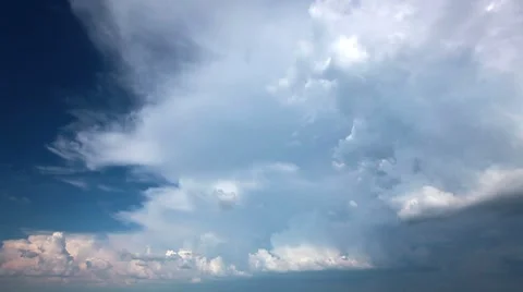 Sky and cloud - timelapse Stock Footage 7135513