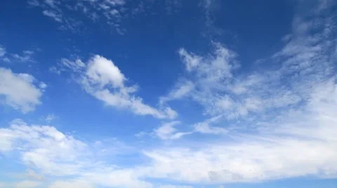 Sky and cloud - timelapse Stock Footage 7728961
