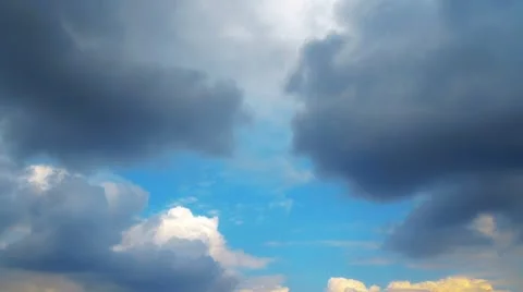 Sky and cloud - timelapse Stock Footage 8853891