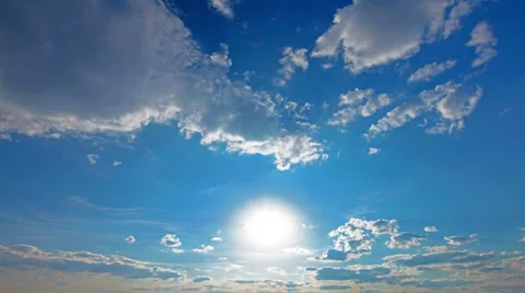 Sky and clouds. 4K. FULL HD, 4096x2304. Video stock 34602138