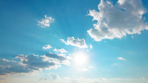 Sky and clouds. 4K. FULL HD, 4096x2304. Video stock 34768303