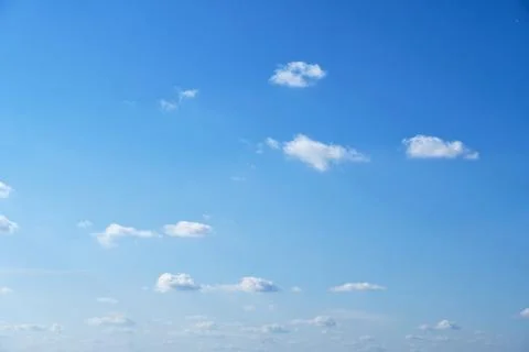 Sky and clouds as background during the day, bright and beautiful Stock Photos