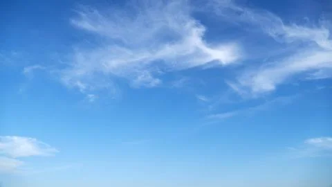 Sky and clouds as background during the day, bright and beautiful Stock Photos