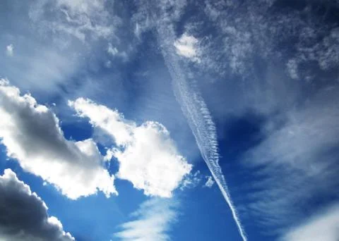 Sky and clouds background 写真素材