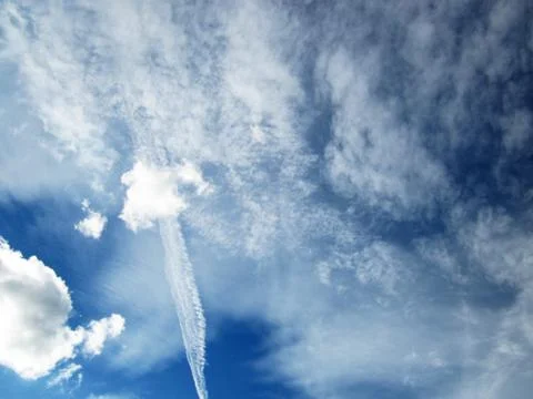 Sky and clouds background Fotos Stock