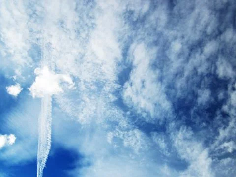 Sky and clouds background 写真素材