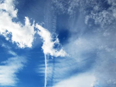 Sky and clouds background 写真素材