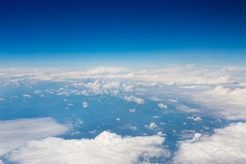 Sky and clouds background Stock Photos