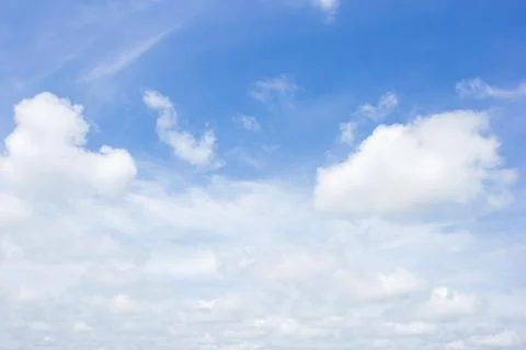 Sky and clouds background Stock Photos