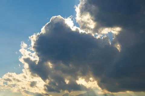 Sky and clouds background Stock Photos