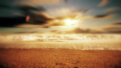 Sky and clouds on a background of sea sunset Stock Footage 169457525