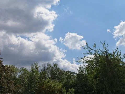Sky and clouds for background. Summer / Autumn background. 写真素材