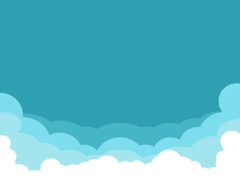 Sky and Clouds Background. web banners. Vector illustration eps Stock Illustration
