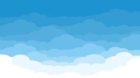 Sky and Clouds Background. web banners. Vector illustration eps Stock Illustration