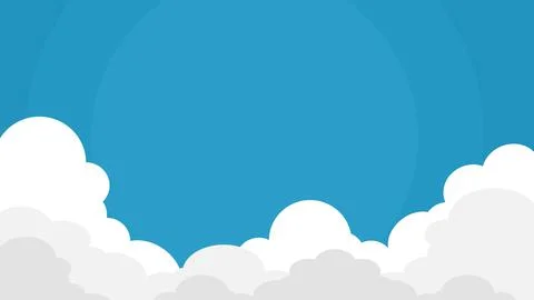 Sky and Clouds Background. web banners. Vector illustration eps Stock Illustration