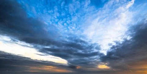 Sky and clouds day summer Stock Photos