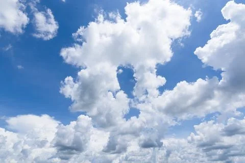 Sky and clouds daylight sun background Stock Photos