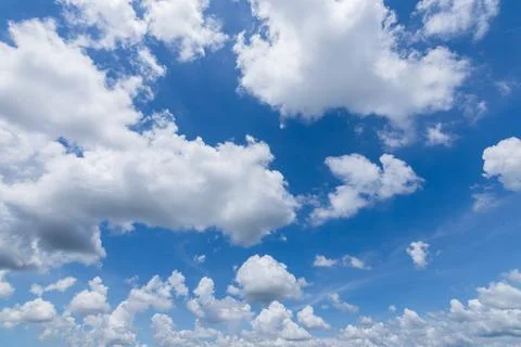 Sky and clouds daylight sun background Stock Photos