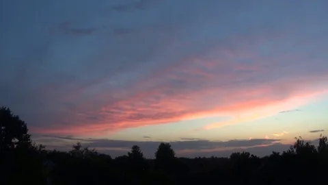 Sky and clouds in the evening 4 Video stock 82687278