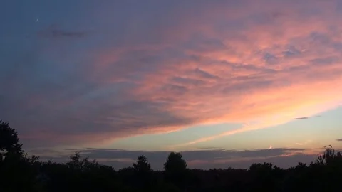 Sky and clouds in the evening Video stock 82685338