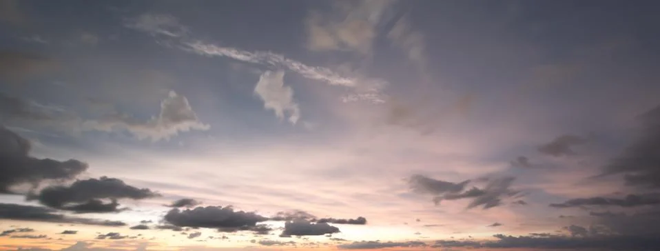 Sky and clouds evening Stock-Fotos