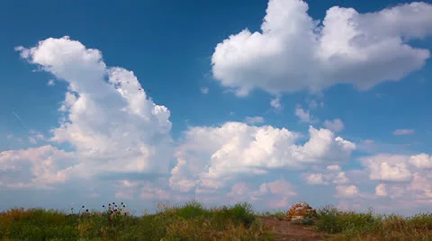 Sky and clouds Stock Footage 25272958