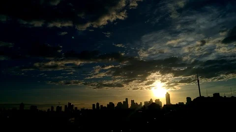 Sky and Clouds Video stock 107284889