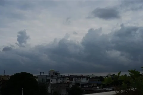 Sky and clouds Stock Footage 196212772