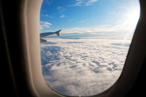 Sky and clouds from the illuminator Stock Photos