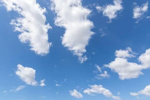 Sky and clouds Light from the sun In the daytime Stock Photos
