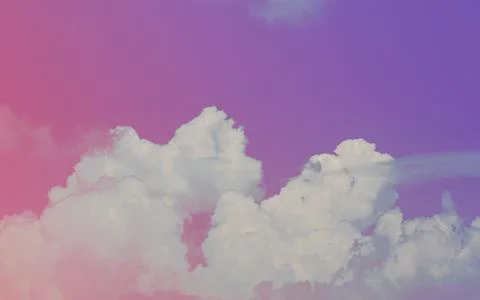 Sky and Clouds with Pastel. Background and Textures. Illustrazione stock